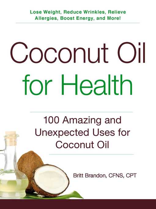 Upplýsingar um Coconut Oil for Health eftir Britt Brandon - Biðlisti